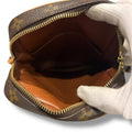 極美品 LOUIS VUITTON ヴィトン ダヌーブ モノグラム ショルダーバッグ PVC レディース