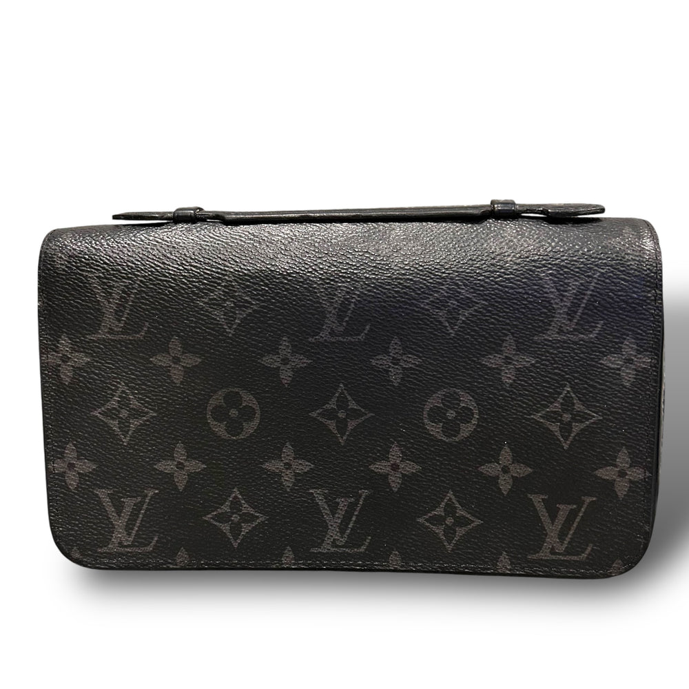 LOUIS VUITTON ヴィトン ジッピーLY エクリプス モノグラム セカンドバッグ 財布