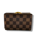 LOUIS VUITTON ヴィトン ダミエ ヴィエノワ 二つ折り 財布 がま口