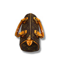 LOUISVUITTON ヴィトン ミニスピーディ モノグラム ハンドバッグ ブラウン ヌメ革