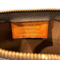 LOUISVUITTON ヴィトン ミニスピーディ モノグラム ハンドバッグ ブラウン ヌメ革