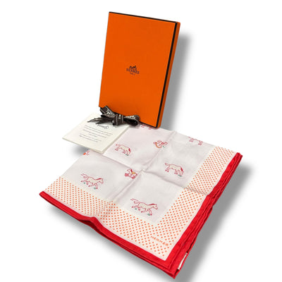 極美品 HERMES エルメス アダダ プチカレ カレ40 ハンカチ
