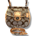美品 COACH コーチ 2way ハンドバッグ ショルダー シグネチャー柄 レディース