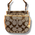 美品 COACH コーチ 2way ハンドバッグ ショルダー シグネチャー柄 レディース