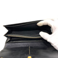 美品 FENDI フェンディ 長財布 ペカン ストライプ メンズ レディース