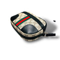 未使用級 GUCCI グッチ ショルダーバッグ シェリーライン ブラック PVC