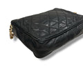 CHANEL シャネル マトラッセ フリンジ チェーンショルダーバッグ ブラック ココマーク レディース