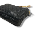 CHANEL シャネル マトラッセ フリンジ チェーンショルダーバッグ ブラック ココマーク レディース