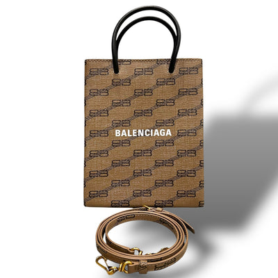 新品未使用 BALENCIAGA バレンシアガ ロゴ ２way ショルダーバッグ ハンドバッグ 斜めがけ