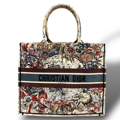 極美品 Christian Dior クリスチャン・ディオール ブックトート ラージ トートバッグ 2021年限定カラー